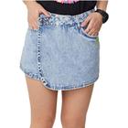 Shorts saia mormaii jeans feminino ref: mor76117