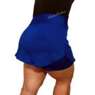 Shorts Saia Vinha Fashion Cintura Alta Treino Fitness Academia Super Confortável