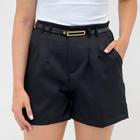 Shorts Simô Meia Coxa em Tecido Feminino