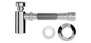 Sifão Copo Extensivo Universal P/ Lavatório Cromado Blukit