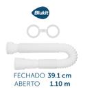 Sifão Simples Universal Branco 1,10 mts Blukit 030138