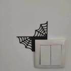 Silhueta de Halloween Teia de Aranha Decorativa para Batente de Porta Decoração de Porta ou Tomada