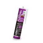 Silicone flexível base d'água branco 280ml unipega