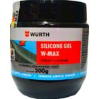 Silicone Gel Revitalizador Restaurador de Plasticos Painel Parachoque Carro Moto Caminhão 200g Wurth