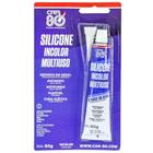 Silicone Incolor Multiuso Acético 50G - CAR80SILMULT