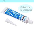 Silicone Incolor Para Aquários Transparente 50G 12 Unidades Incolor - TEKBOND