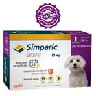 Simparic 01 Comprimido Antipulgas e Carrapatos Cães de 2,6 a 5kg ORIGINAL