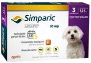 Simparic 10Mg 2,6 A 5Kg 3 Comprimidos