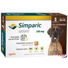 Simparic 120mg 40,1 a 60kg 3 Comp Proteção Mensal Eficaz - Zoetis