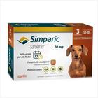 Simparic 20mg Zoetis Cães De 5,1kg A 10kg 3 Comprimidos