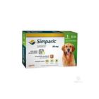 Simparic 80mg Antipulgas para Cães de 20,1 a 40kg 1 Comp - Zoetis