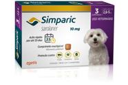 Simparic Cães 2,6 A 5kg 10mg Antipulgas E Carrapatos Com 3 Comprimidos