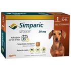 Simparic Original 5-10kg (20 mg), anti pulgas carrapatos e sarnas 1 comprimido avulso