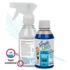 Simple Clean Vidros e Metais Detergente neutro biodegrádavel super concentrado 200ml rende até 100L