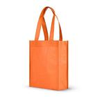 Simplesmente Green Solutions Reusable Gift Bag, Party Favor Bag, Lunch Bag, 8.25 x 10 x 3.5 com alça de 16", laranja, pacote de 25