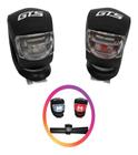 Sinalizador Bike Led Duplo Farol Par Modelo Sapinho Pisca Para Bicicleta