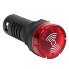 Sinalizador Sonoro LED 110VCA Vermelho 22mm JNG