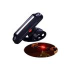 Sinalizador Traseiro Bike Luz 5 Led Recarregável Bicicleta EC-6138