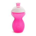Sippy Cup Munchkin Click Lock Bite Proof 9 onças rosa