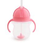 Sippy Cups Munchkin Weighted Straw 200 ml para crianças pequenas, rosa