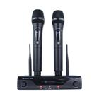 Sistema de Microfone Sem Fio K-412M UHF Duplo Vocal Recarregável - K412M