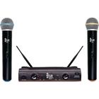 Sistema de Microfones Sem Fio Dylan UHF DW-602 Max Com 2 Bastões