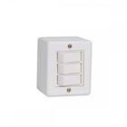 Sistema Ilumi 3 Simples Com Placa + Caixa Branco - 6319
