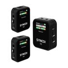 Sistema Microfone Sem Fio Synco G2A2 Lapela 2,4Ghz Preto