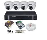 Sistema Vigilância 4 Câmera Dome Digital Hd Dvr Intelbras