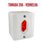 Sistema X Tomada e Interruptores 10A/20A Sobrepor Externa Radial