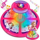 Sit and Spin Toy Sumapner Unicorn para crianças de 3 a 6 anos