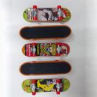 Skate de Dedo - Kit  com 5 unidades Sortidas