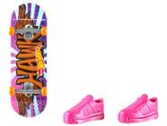 Mini Skate Feminino com Capacete Kit Proteção Rosa Esqueite - BFX - Mini  Skate - Magazine Luiza