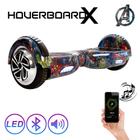 Skate Eletrico 6,5" Avengers HoverboardX com Led e Bolsa