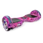 Skate Elétrico Hoverboard Roveboard Overboard Com Bluetooth E Led 6,5 K3 Rosa Roxo galaxy