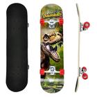 Skate Esportivo Shape Resistente Semi Profissional DM Toys Dinossauro