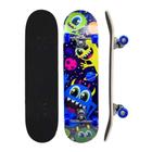 Skate Infantil Montado Com Lixa 7 Lâminas Brinquedo Radical