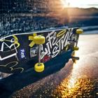 Skate Infantil Unissex Estampa Grafitti - Radical, Resistente, Durável, Esporte, Olimpíadas