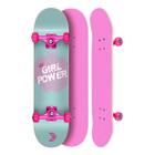 Skate Montado Profissional Cisco Feminino Girl Power Tifanny Truck/Roda/Lixa Rosa 8 - Cisco Skate