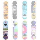 Skate Semi Pro Com Deck De Madeira 80cm Abec 5 Belfix