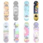 Skate Semi Pro Com Deck De Madeira 80cm Abec 5 Belfix