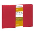 Sketch Book Hahnemuhle D&s A5 140g/m2 Vermelho Paisagem 80 Fls