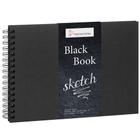Sketchbook Black Book A5 Espiral 30 folhas Hahnemuhle 10628501