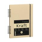 Sketchbook Kraft 120g Meia Espiral A5 com 80 Folhas 10628780