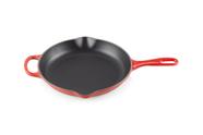 Skillet Le Creuset Signature 10,25 Polegadas - Cerise - Ferro Fundido Esmaltado