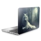 Skin Adesivo Para Notebook 17 Lobo Branco White Wolf B22