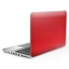 Skin Adesivo Protetor 4D Fibra de Carbono Universal para Notebook 15,6" CONFIRA TABELA (4D Vermelho)