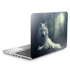 Skin Adesivo Protetor Notebook 15 Wide Lobo Branco White