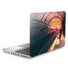 Skin Adesivo Protetor para Notebook 14" Wide Trem Romance d15