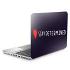 Skin Adesivo Protetor para Notebook 17,3" Continue Determinado d1